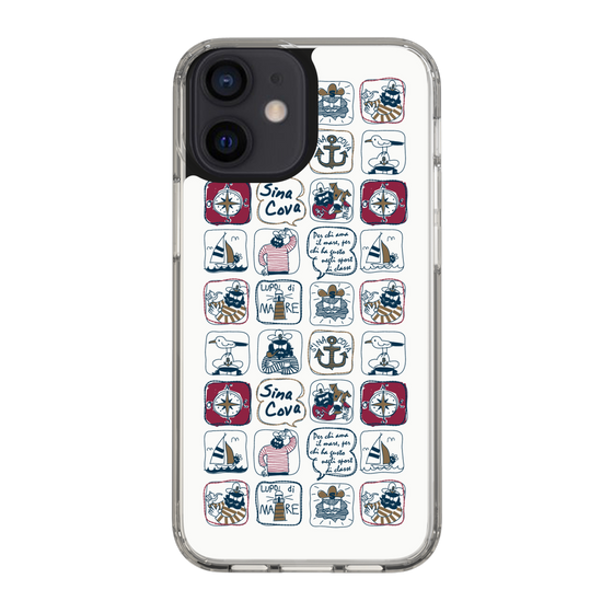 Slim Protection Case［ SINA COVA - All-Over Marine Pattern ］