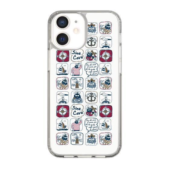 Slim Protection Case［ SINA COVA - All-Over Marine Pattern ］