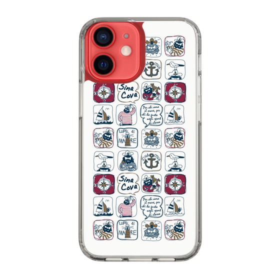 Slim Protection Case［ SINA COVA - All-Over Marine Pattern ］