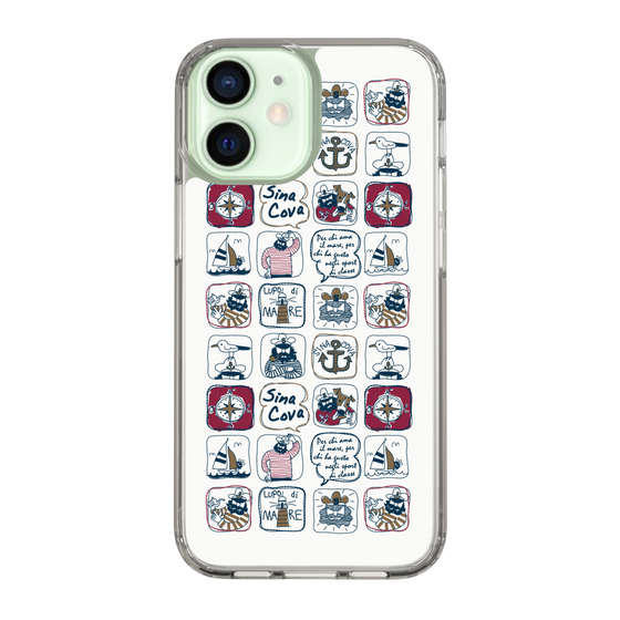 Slim Protection Case［ SINA COVA - All-Over Marine Pattern ］