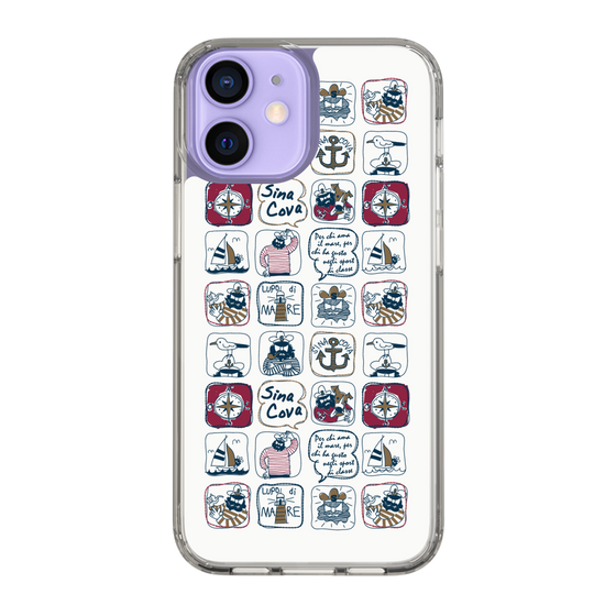 Slim Protection Case［ SINA COVA - All-Over Marine Pattern ］