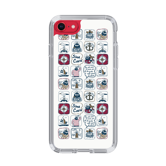 Slim Protection Case［ SINA COVA - All-Over Marine Pattern ］