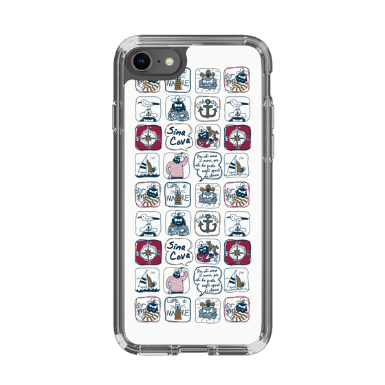 Slim Protection Case［ SINA COVA - All-Over Marine Pattern ］