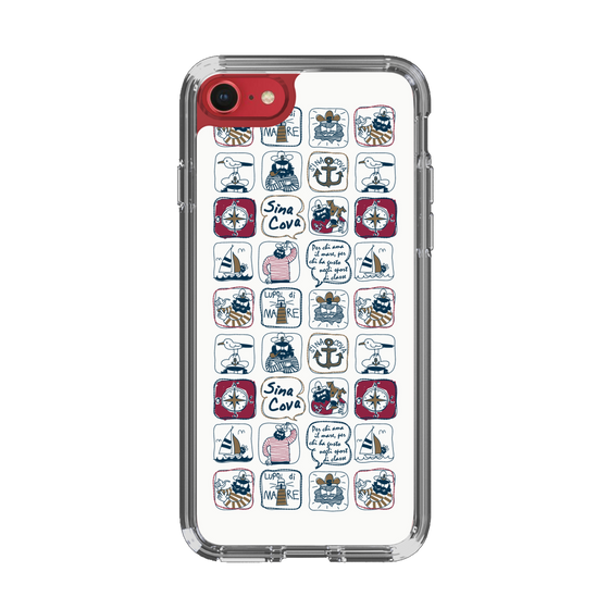 Slim Protection Case［ SINA COVA - All-Over Marine Pattern ］