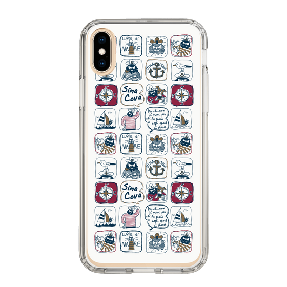 Slim Protection Case［ SINA COVA - All-Over Marine Pattern ］