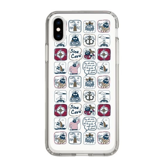 Slim Protection Case［ SINA COVA - All-Over Marine Pattern ］