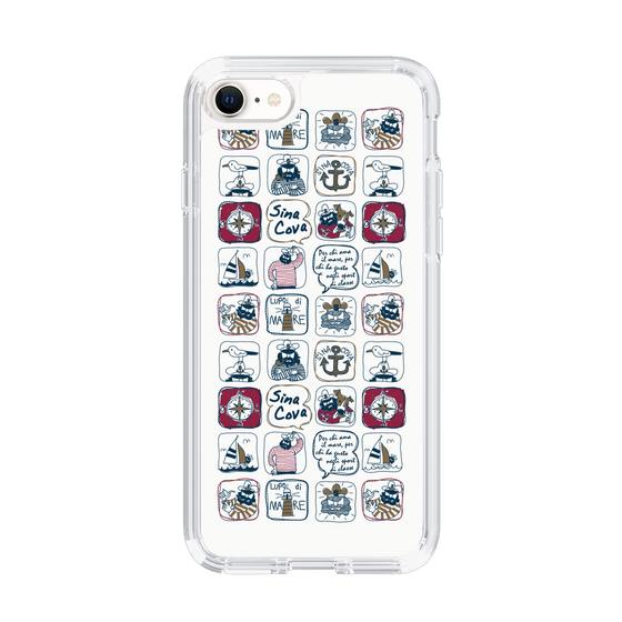 Slim Protection Case［ SINA COVA - All-Over Marine Pattern ］