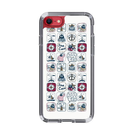 Slim Protection Case［ SINA COVA - All-Over Marine Pattern ］