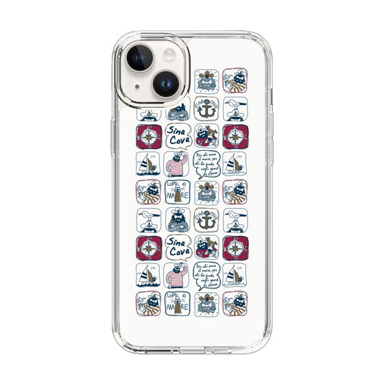Slim Protection Case［ SINA COVA - All-Over Marine Pattern ］