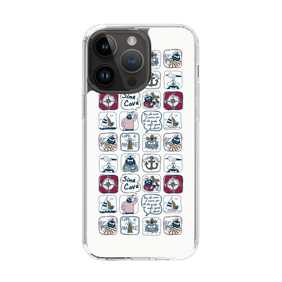 Slim Protection Case［ SINA COVA - All-Over Marine Pattern ］