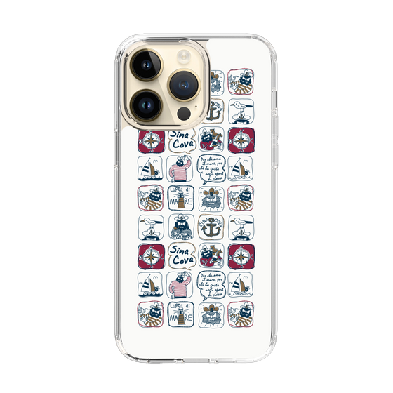 Slim Protection Case［ SINA COVA - All-Over Marine Pattern ］