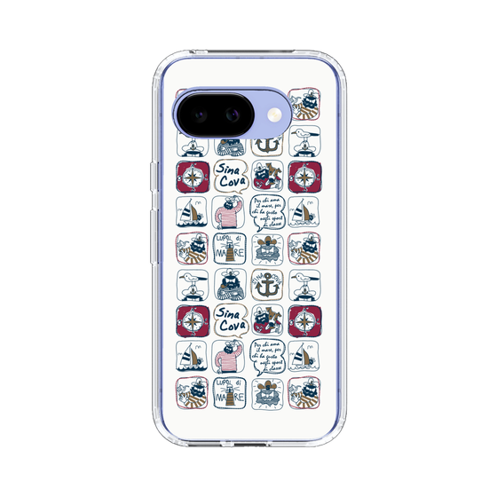 Slim Protection Case［ SINA COVA - All-Over Marine Pattern ］