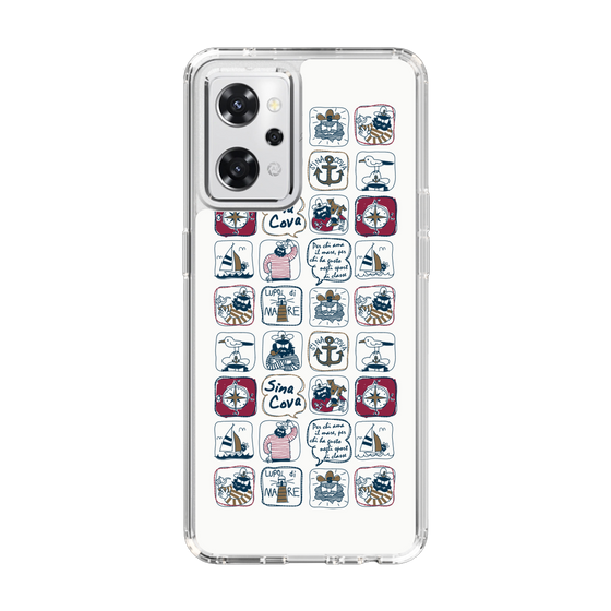 Slim Protection Case［ SINA COVA - All-Over Marine Pattern ］
