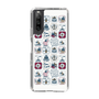 Slim Protection Case［ SINA COVA - All-Over Marine Pattern ］