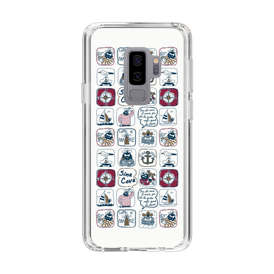 Slim Protection Case［ SINA COVA - All-Over Marine Pattern ］