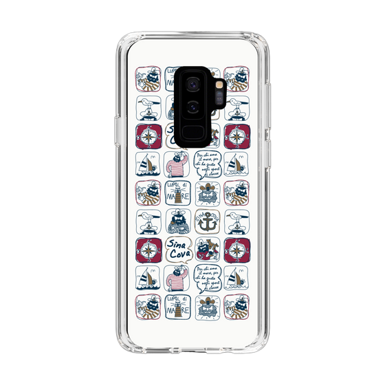 Slim Protection Case［ SINA COVA - All-Over Marine Pattern ］