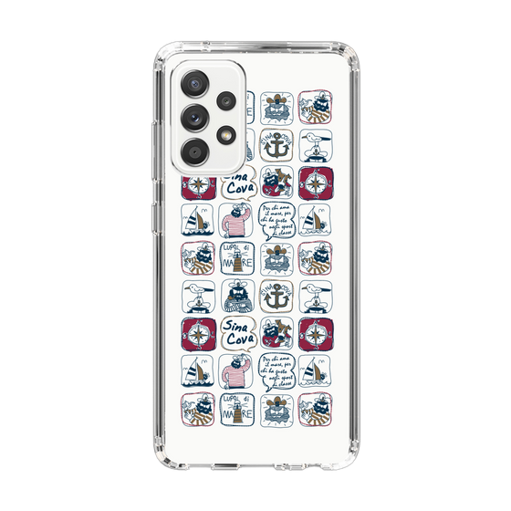 Slim Protection Case［ SINA COVA - All-Over Marine Pattern ］