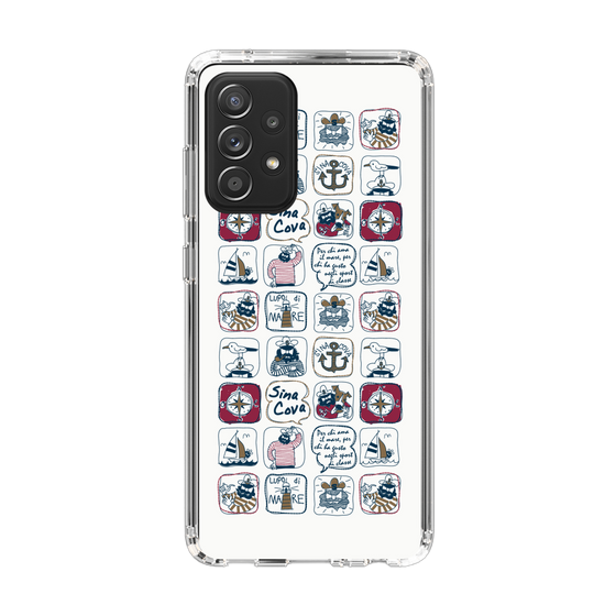 Slim Protection Case［ SINA COVA - All-Over Marine Pattern ］