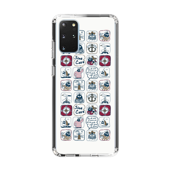Slim Protection Case［ SINA COVA - All-Over Marine Pattern ］