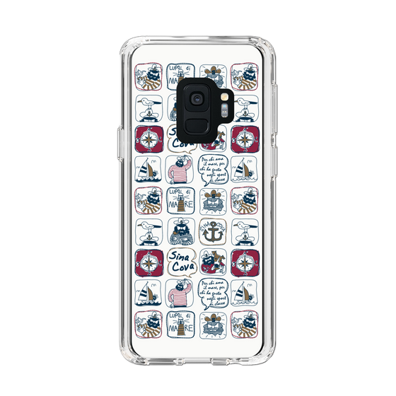 Slim Protection Case［ SINA COVA - All-Over Marine Pattern ］