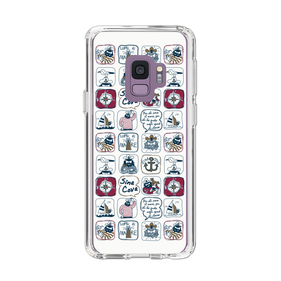 Slim Protection Case［ SINA COVA - All-Over Marine Pattern ］