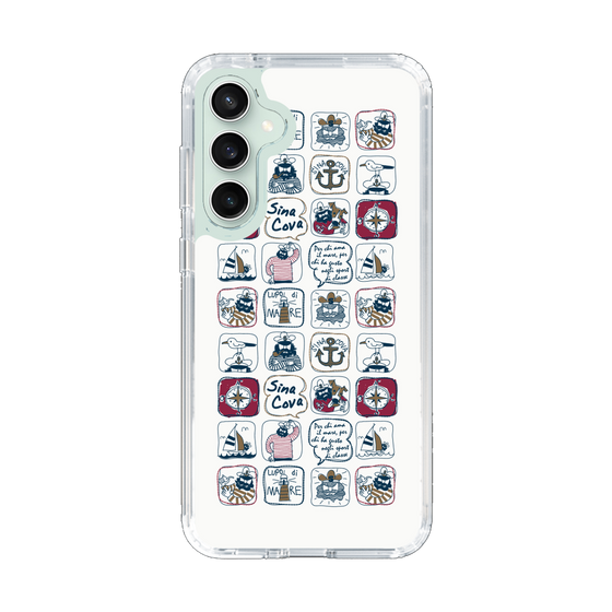 Slim Protection Case［ SINA COVA - All-Over Marine Pattern ］