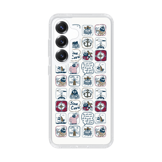 Slim Protection Case［ SINA COVA - All-Over Marine Pattern ］