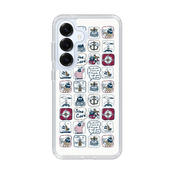 Slim Protection Case［ SINA COVA - All-Over Marine Pattern ］