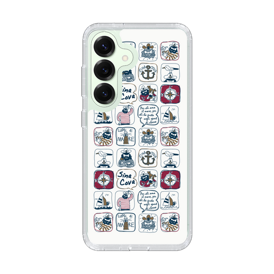 Slim Protection Case［ SINA COVA - All-Over Marine Pattern ］