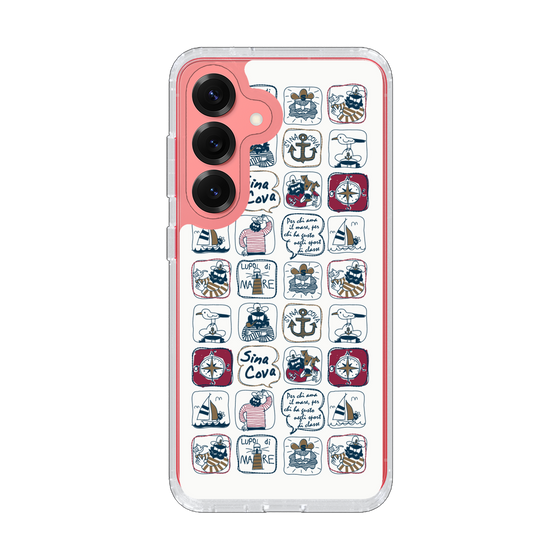 Slim Protection Case［ SINA COVA - All-Over Marine Pattern ］