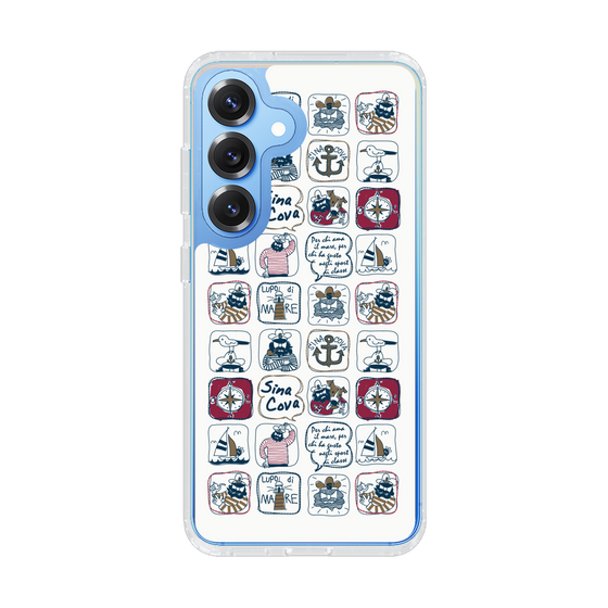 Slim Protection Case［ SINA COVA - All-Over Marine Pattern ］