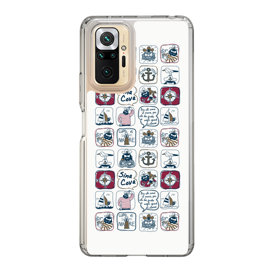 Slim Protection Case［ SINA COVA - All-Over Marine Pattern ］