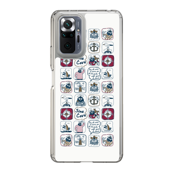 Slim Protection Case［ SINA COVA - All-Over Marine Pattern ］