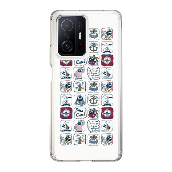 Slim Protection Case［ SINA COVA - All-Over Marine Pattern ］