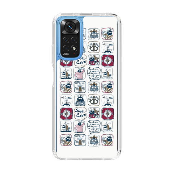 Slim Protection Case［ SINA COVA - All-Over Marine Pattern ］