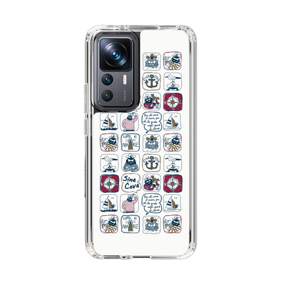 Slim Protection Case［ SINA COVA - All-Over Marine Pattern ］