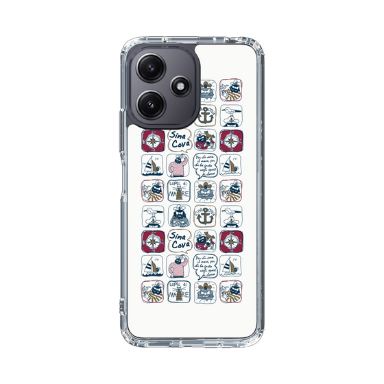 Slim Protection Case［ SINA COVA - All-Over Marine Pattern ］