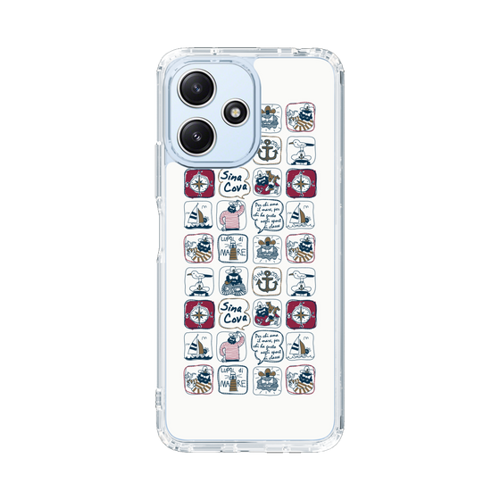 Slim Protection Case［ SINA COVA - All-Over Marine Pattern ］