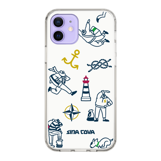 Slim Protection Case［ SINA COVA - Marine Art ］