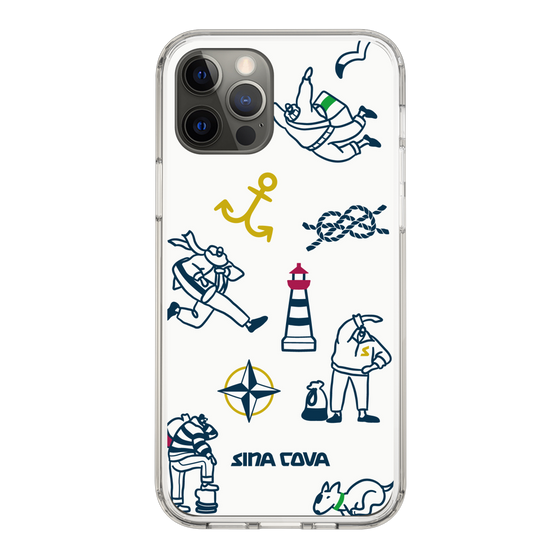 Slim Protection Case［ SINA COVA - Marine Art ］