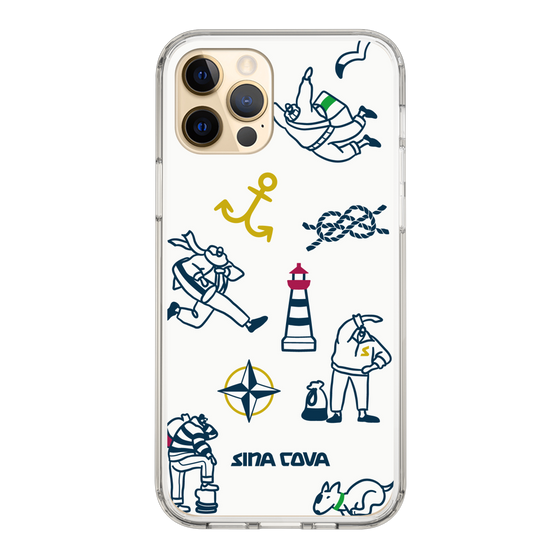 Slim Protection Case［ SINA COVA - Marine Art ］