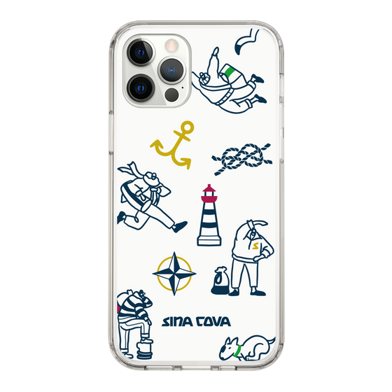 Slim Protection Case［ SINA COVA - Marine Art ］
