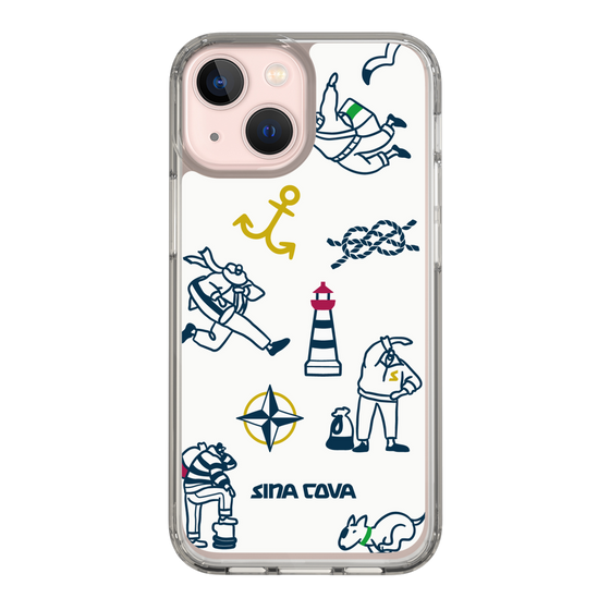 Slim Protection Case［ SINA COVA - Marine Art ］