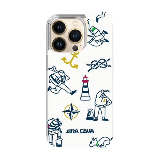 Slim Protection Case［ SINA COVA - Marine Art ］