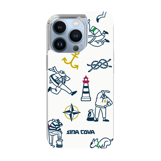 Slim Protection Case［ SINA COVA - Marine Art ］