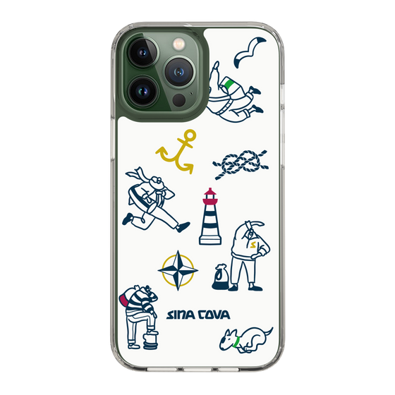 Slim Protection Case［ SINA COVA - Marine Art ］
