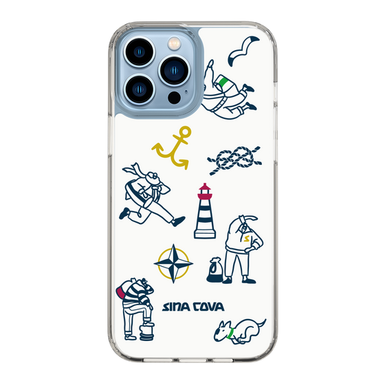 Slim Protection Case［ SINA COVA - Marine Art ］