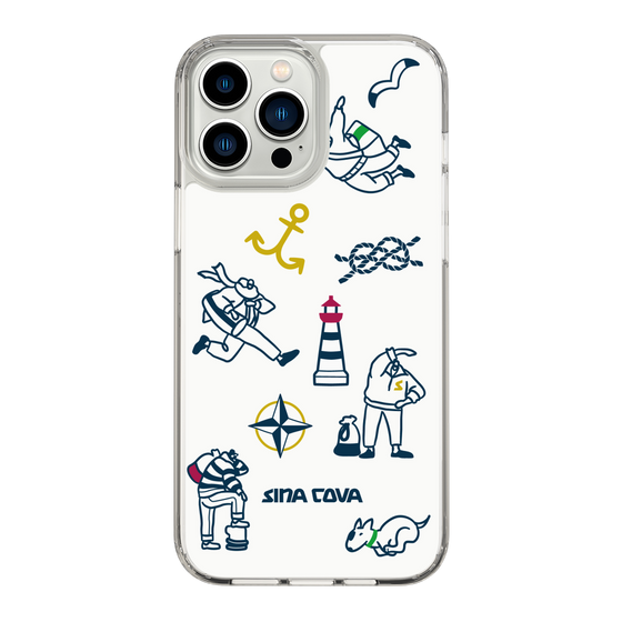 Slim Protection Case［ SINA COVA - Marine Art ］