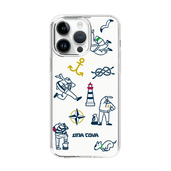 Slim Protection Case［ SINA COVA - Marine Art ］