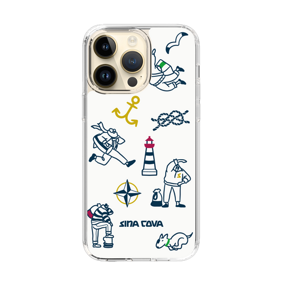 Slim Protection Case［ SINA COVA - Marine Art ］